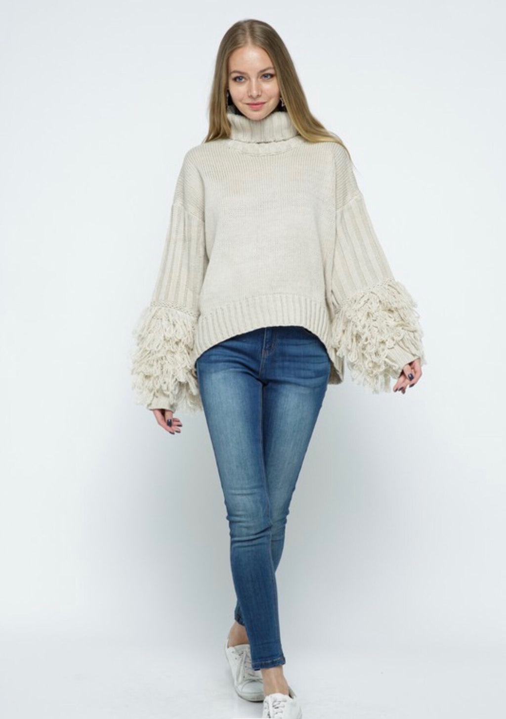Harper’s Fringe Sweater